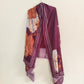Royal Plum Embroidered 3 pc Suit Set with Floral Printed Dupatta  Description..