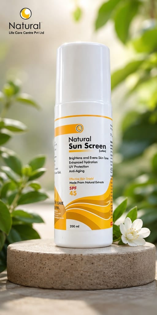 Natural sun screen SPF 45