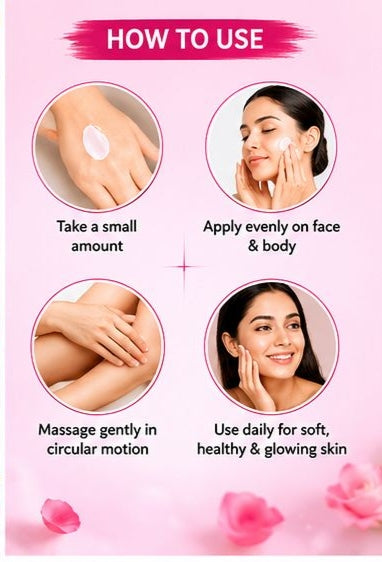Rose honey Almond lotion