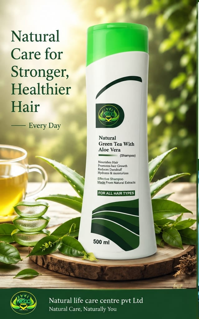 Natural Green tea shampoo