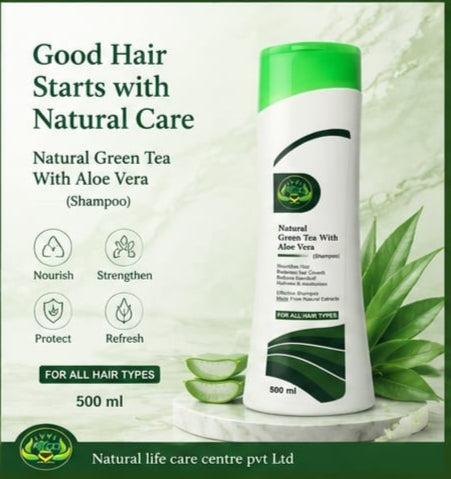 Natural Green tea shampoo