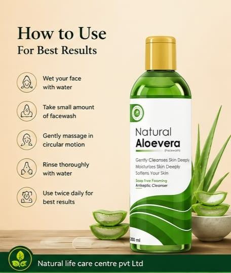 Aloevera face wash