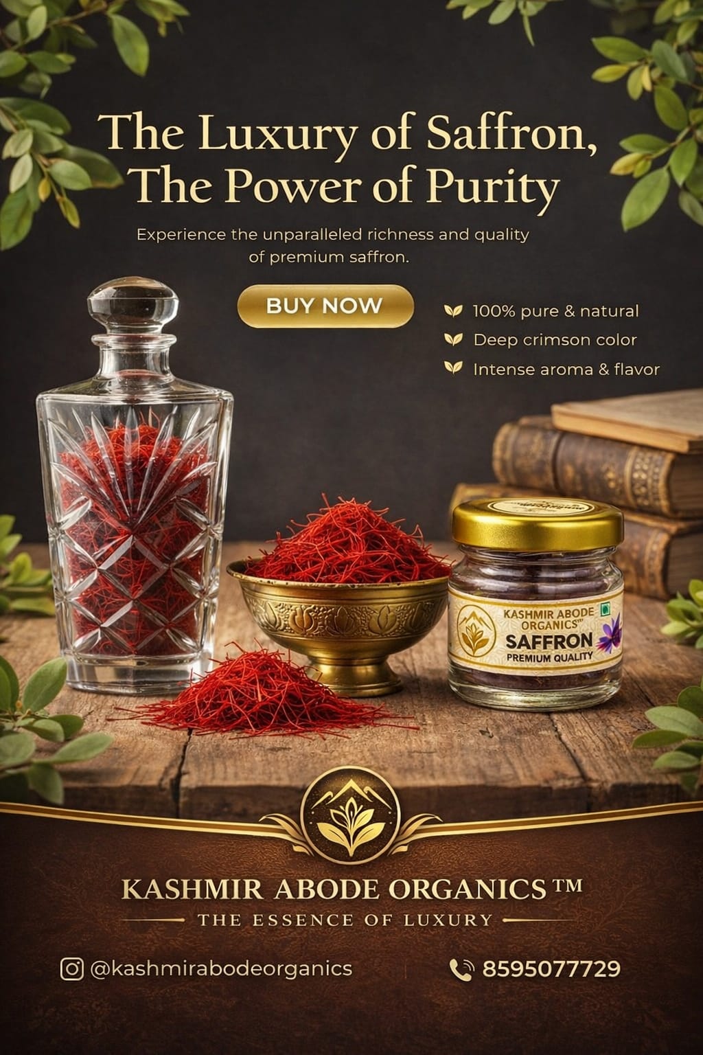 KASHMIRI MONGRA SAFFRON