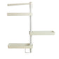 Kitchen Organization Rotating Shelf Storage Racks Multipurpose Adjustable (1 Set)