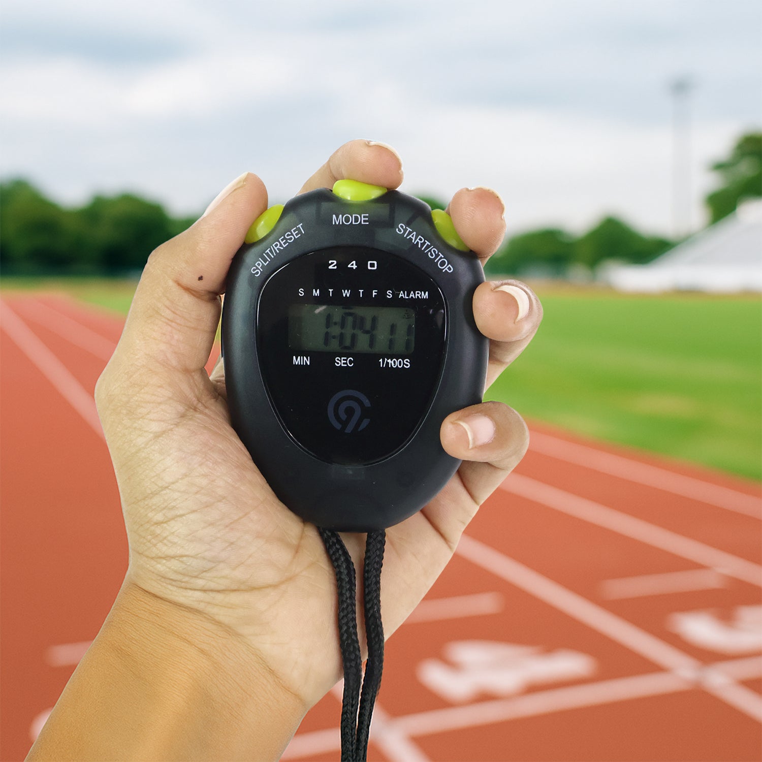 Digital Sports Stopwatch Timer With Split Timing