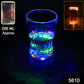 Plastic Fancy Led Light Glass 200 Ml (1 Pc)