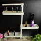 Kitchen Organization Rotating Shelf Storage Racks Multipurpose Adjustable (1 Set)