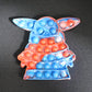 Premium Cartoon Shape Silicone Pop It Fidget Toy (1 Pc)