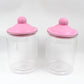 Transparent Kitchen Plastic Container Jar Set (2 Pcs Set  1100 Ml Approx)