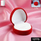 Premium Heart-shaped Velvet Jewellery Ring Box (1 Pc)