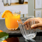 Premium Transparent Glass Tumbler Set (256ml  6 Pc)