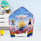 1909 Jumbo Size Go To School Kids Play Tent House (Multicolour)